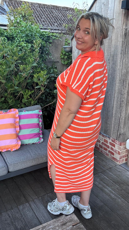 Crochet dress - Oranje