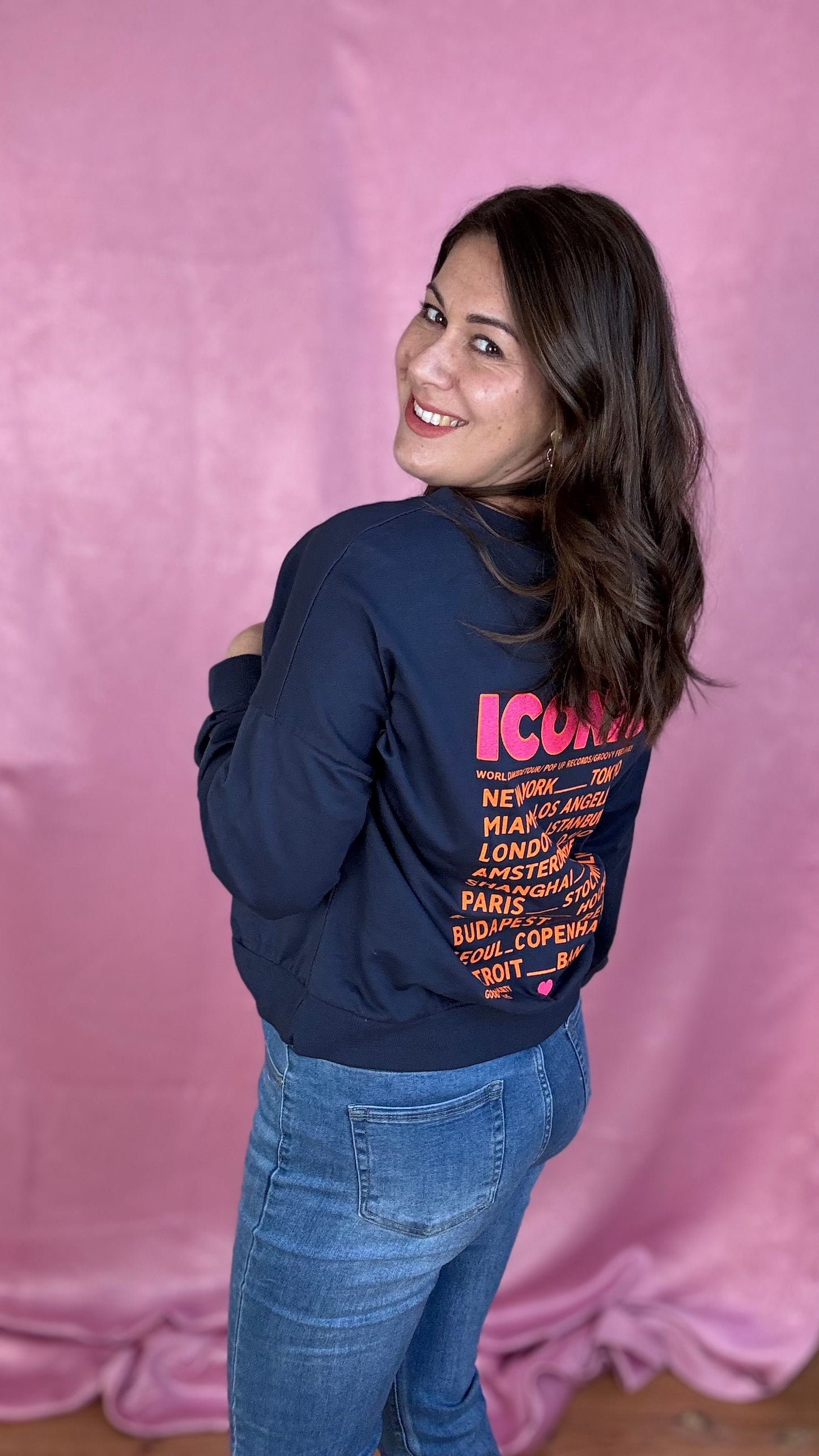 Iconic sweater - Donkerblauw