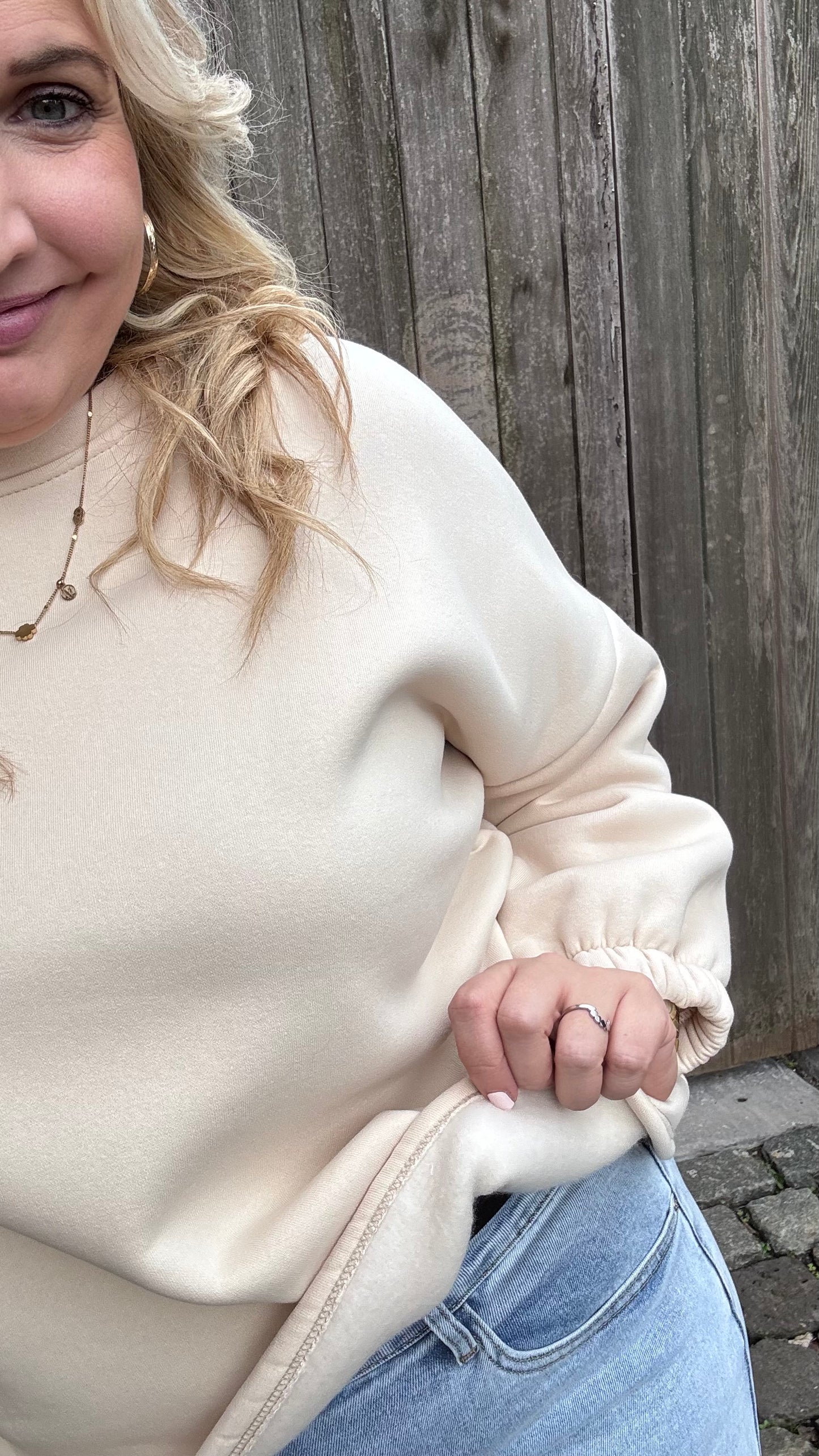 Coffee addict sweater - Beige