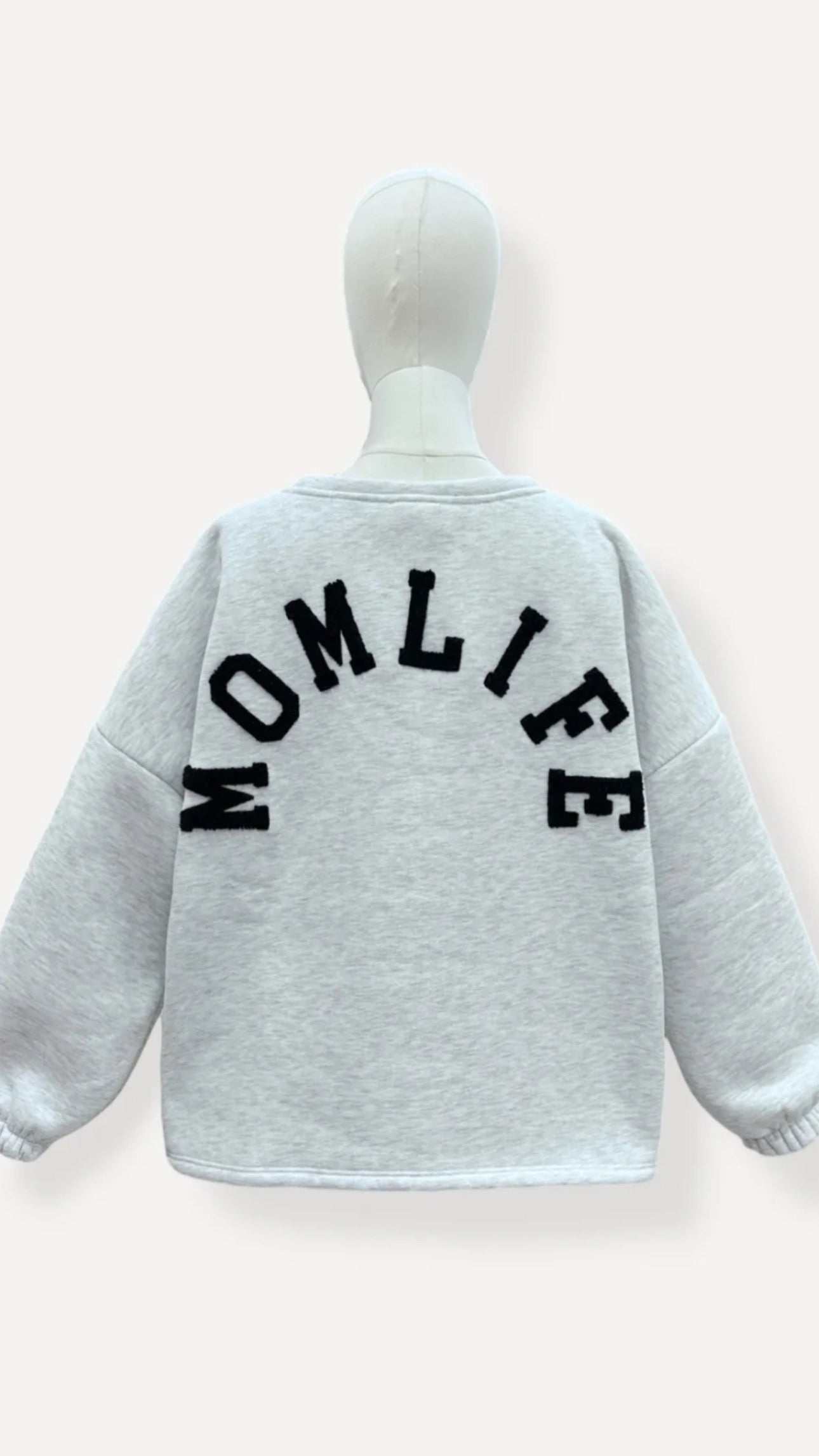 Momlife sweater - zwart