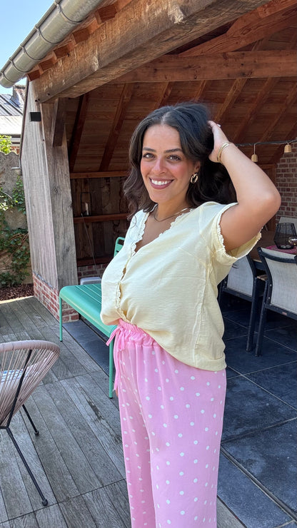 Monique blouse - Butteryellow