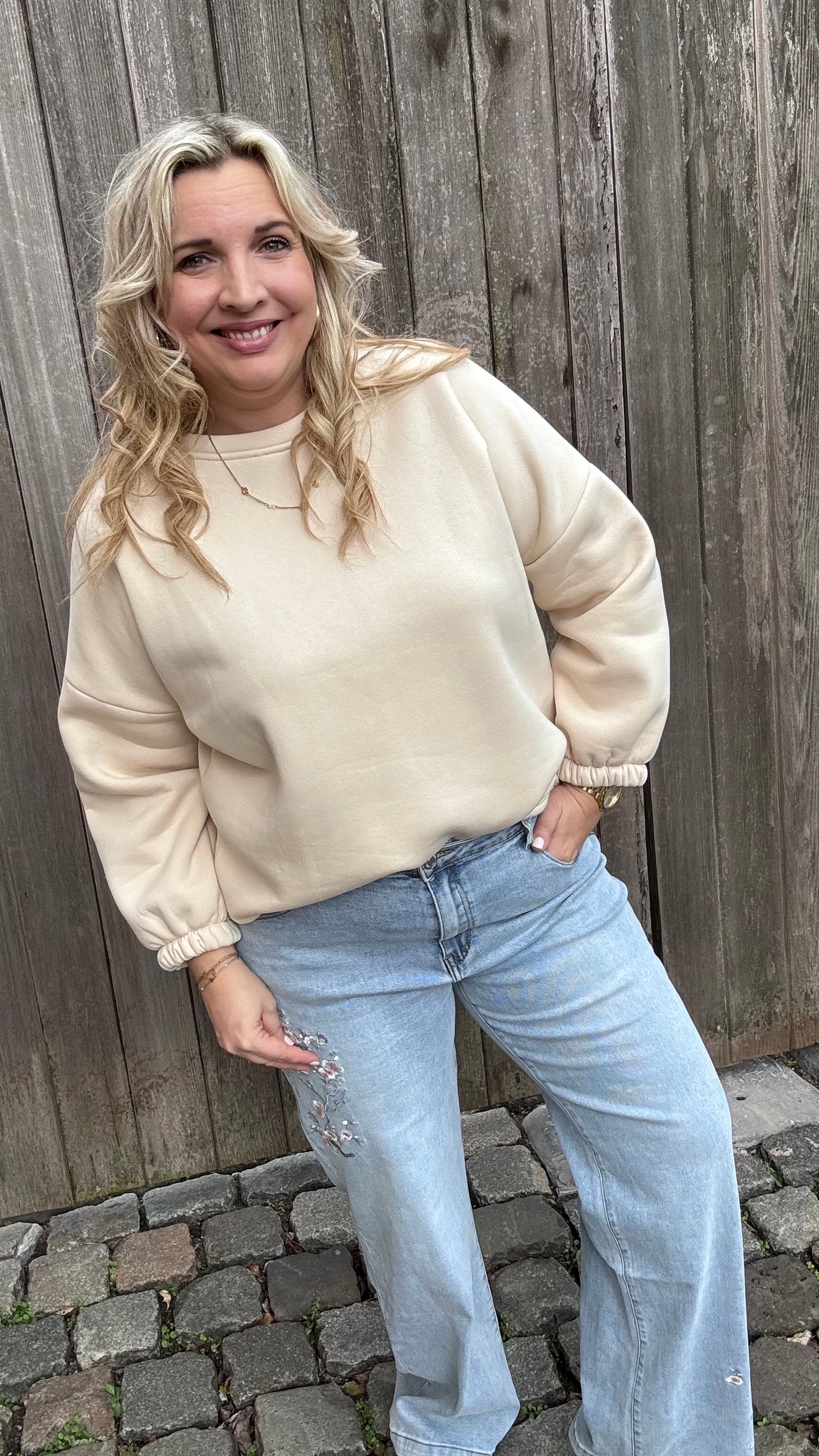 Coffee addict sweater - Beige