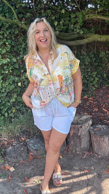 Marrakesh blouse - Geel