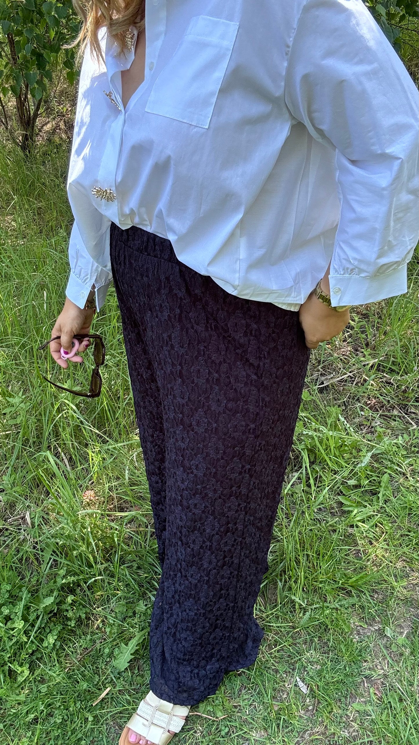 Amélie broek  Curve - Donkerblauw