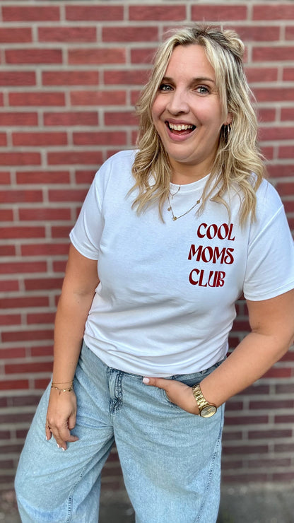 Cool moms club Shirt - Wit