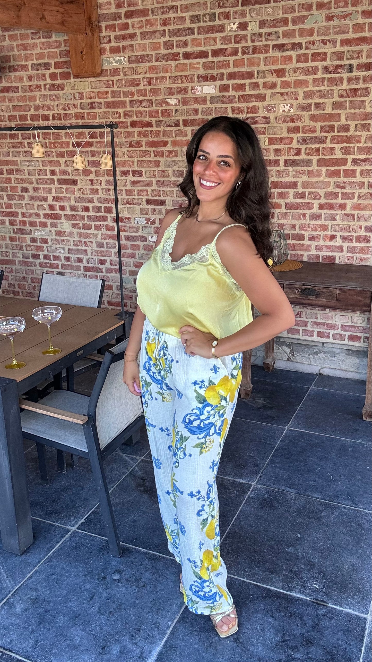 Limoncello broek