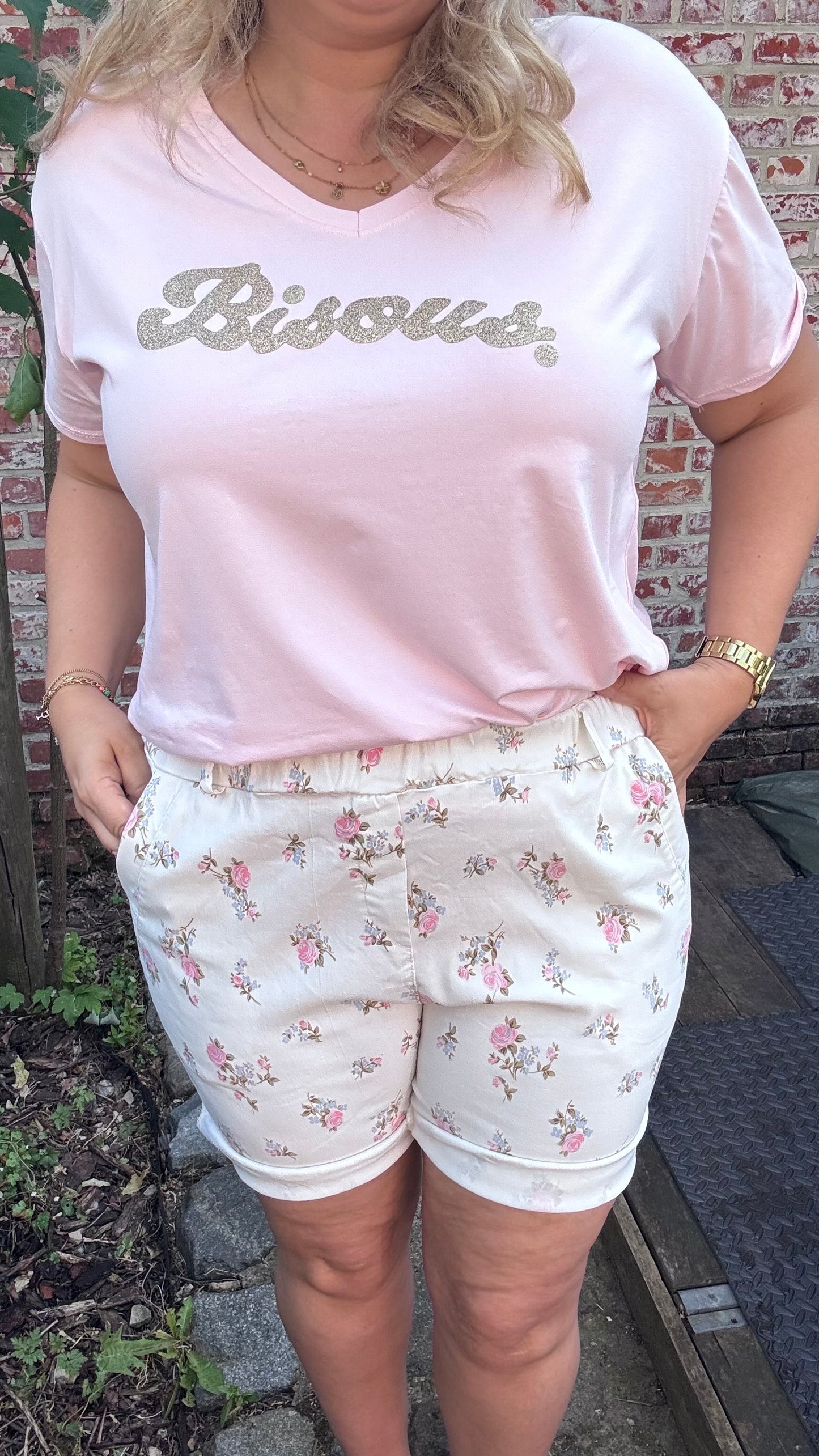 Bloom short curve - Beige