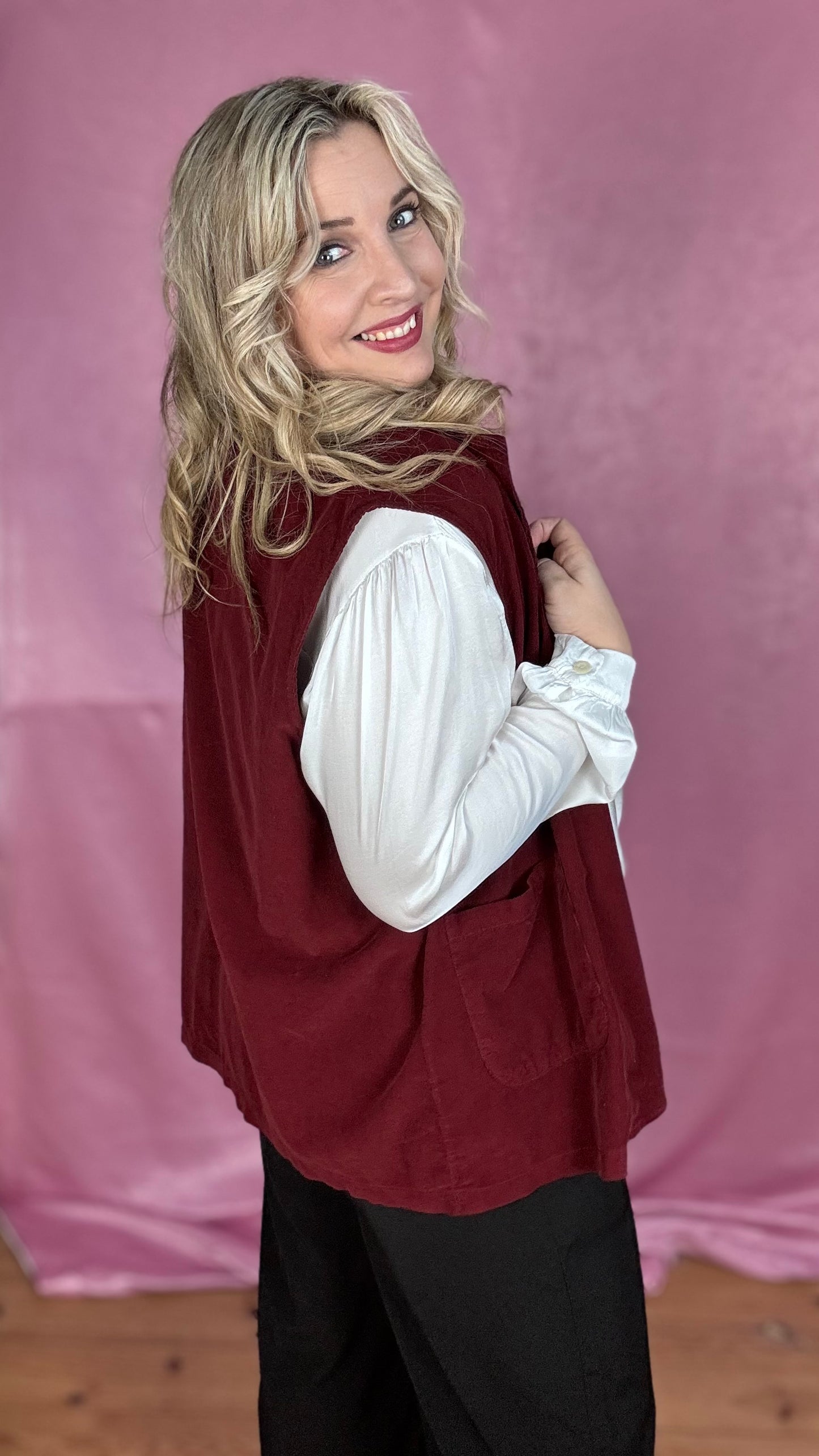 Peggy blazer - Wijnrood