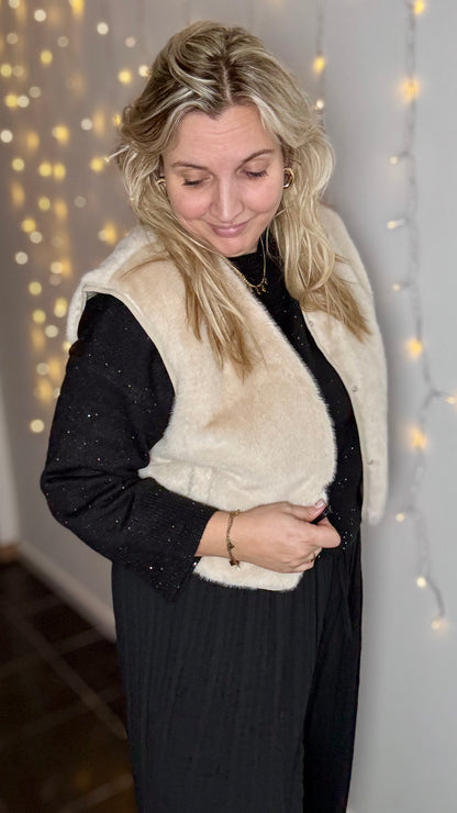 Ellie Gilet - Crème