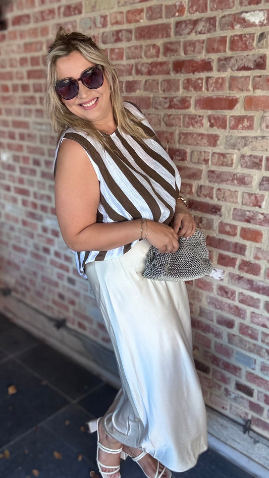 Silky muse rok - Crème