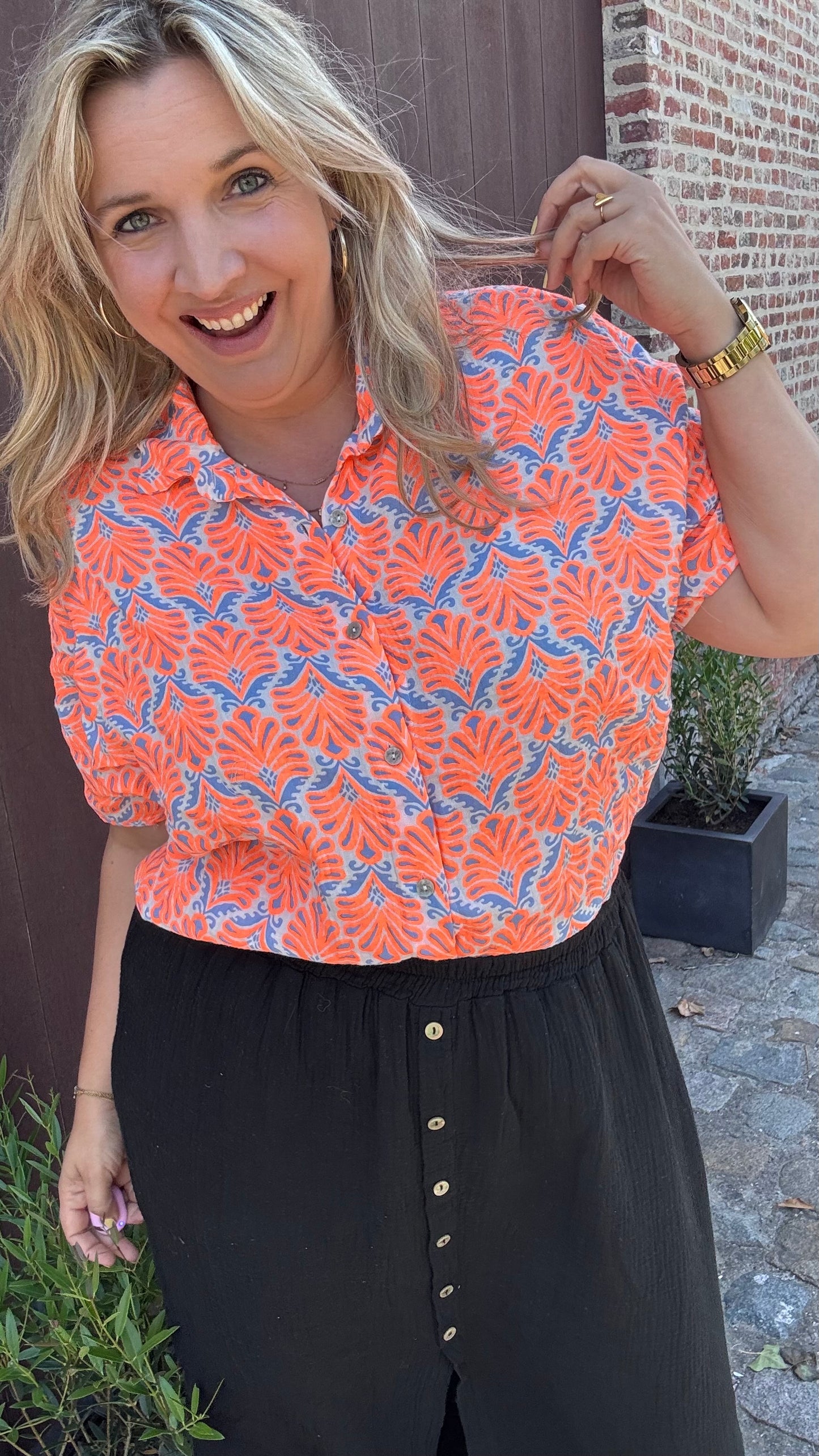 Sveya blouse - Blauw