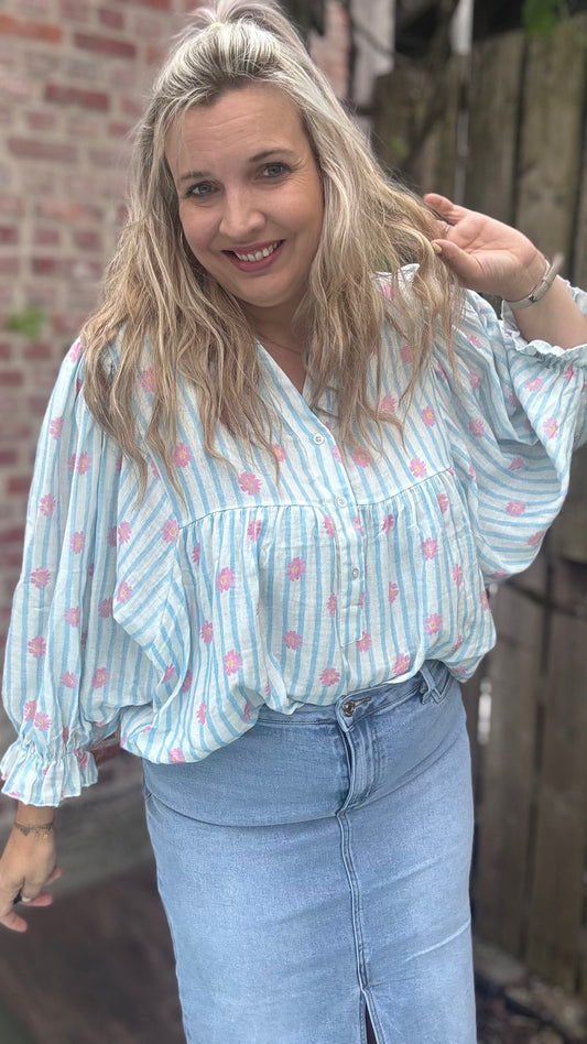 Daisy blouse blauw
