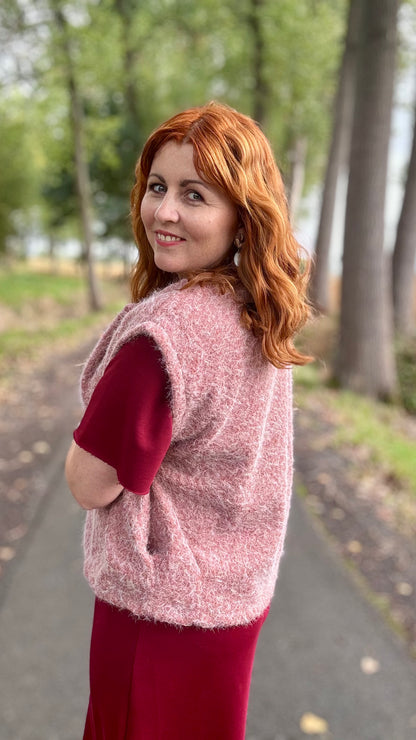 Harvey sweaterjurk TU1 - Burgundy