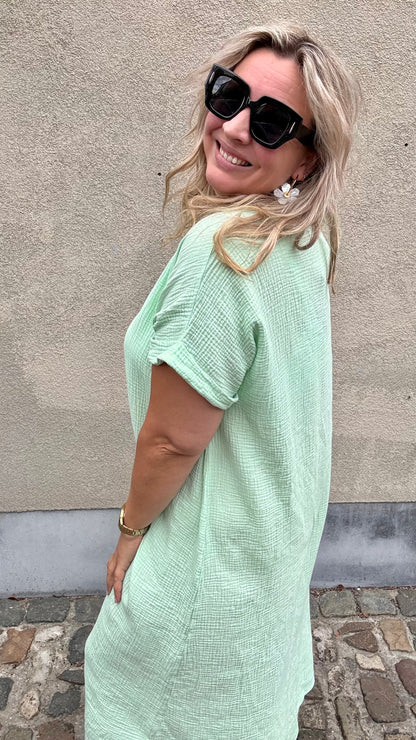 Justine jurk - Mint