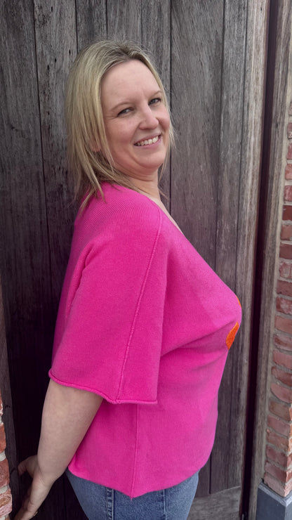 Ciao trui - fuchsia