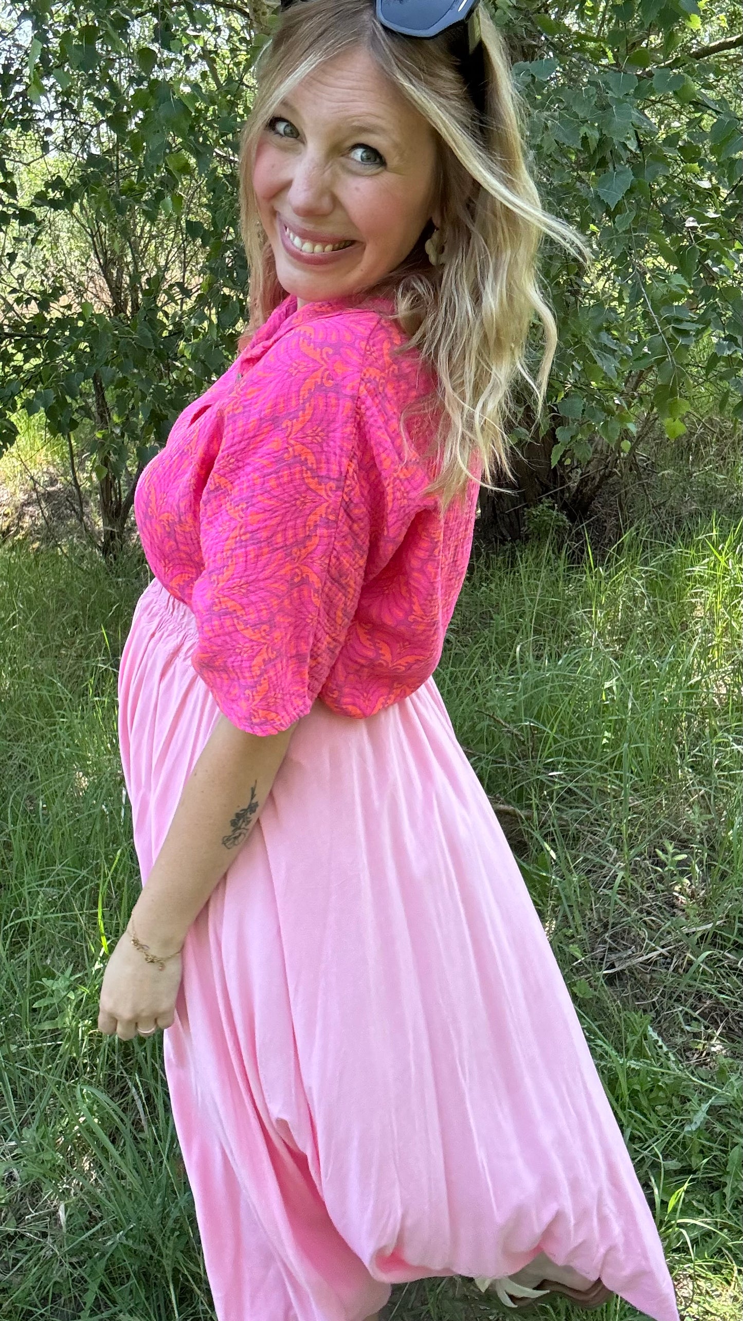 Solea rok - Roze