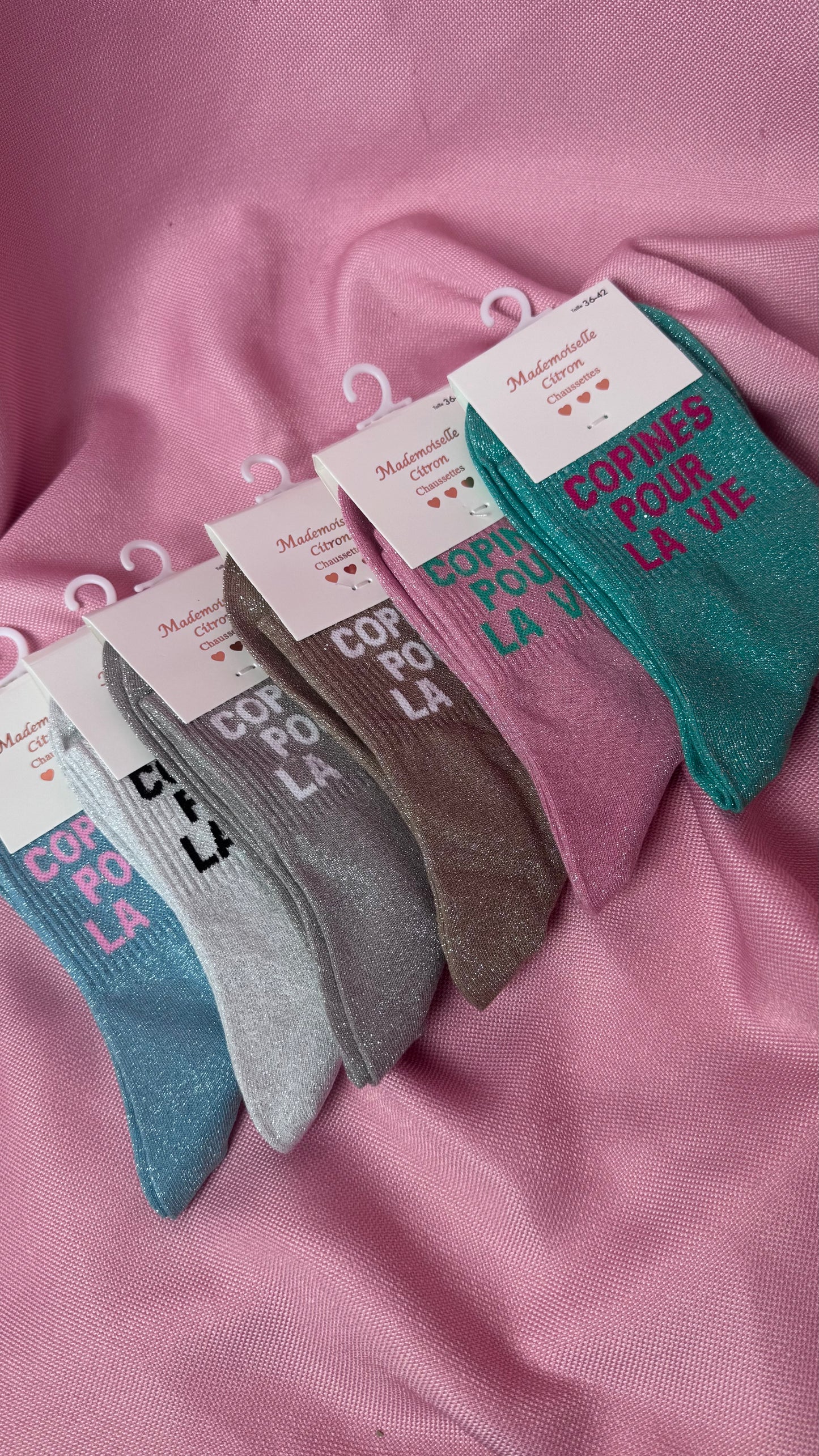 Quote sokken: Copines pour la vie