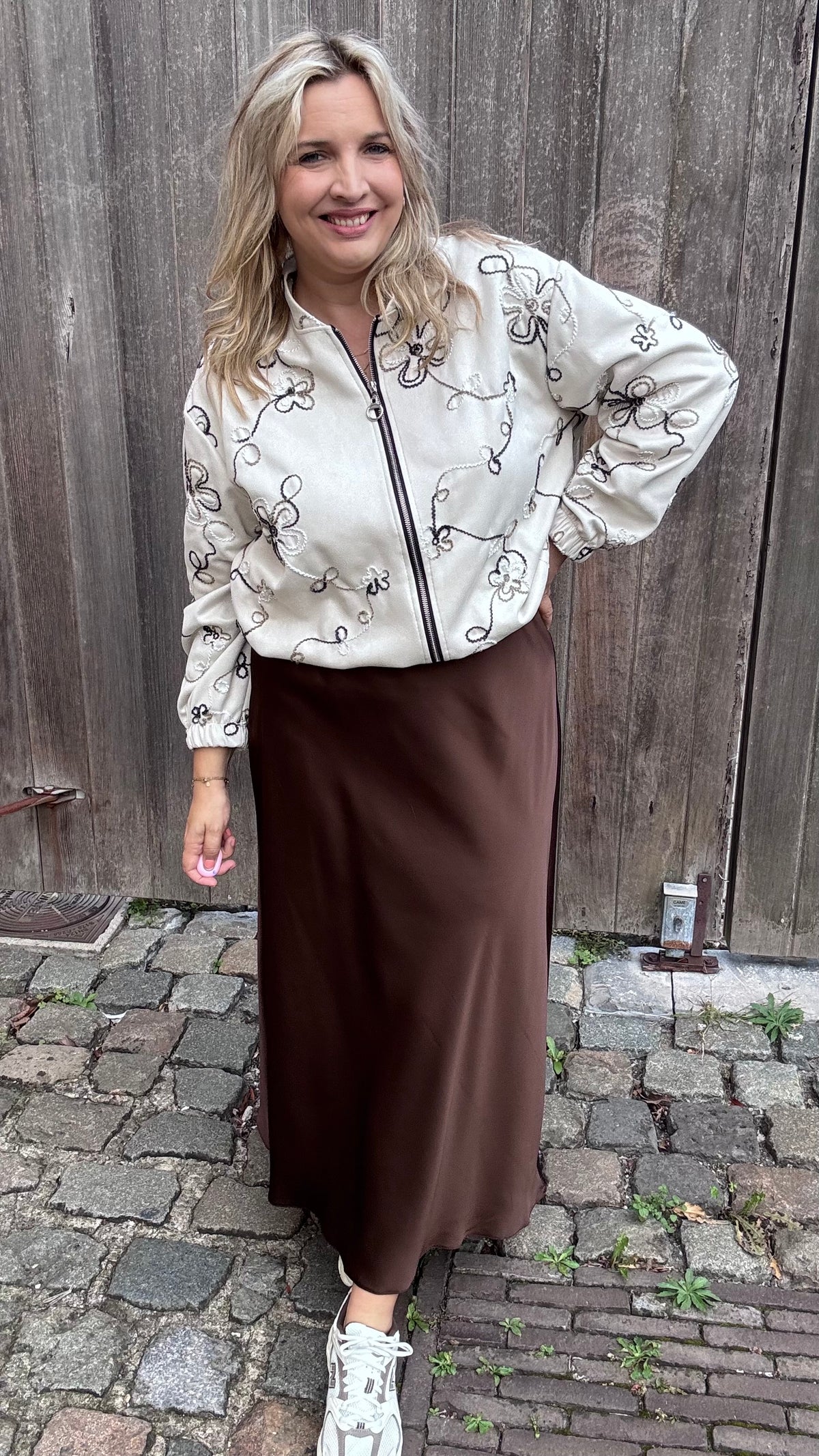 Silky muse rok - Brown