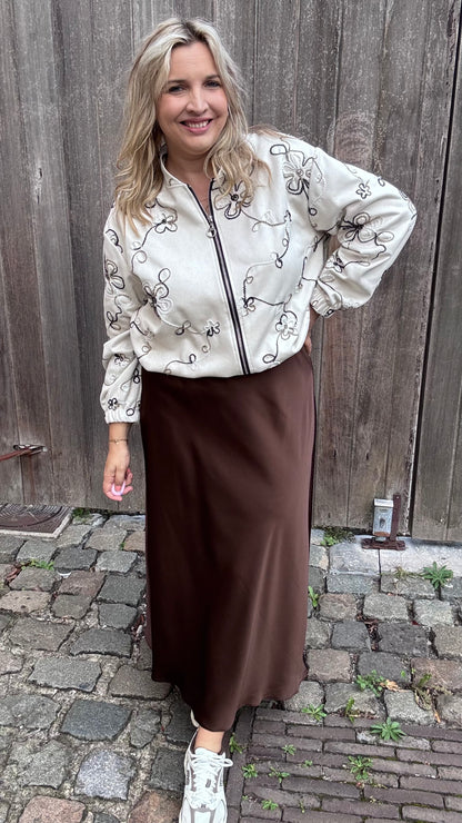 Silky muse rok - Brown