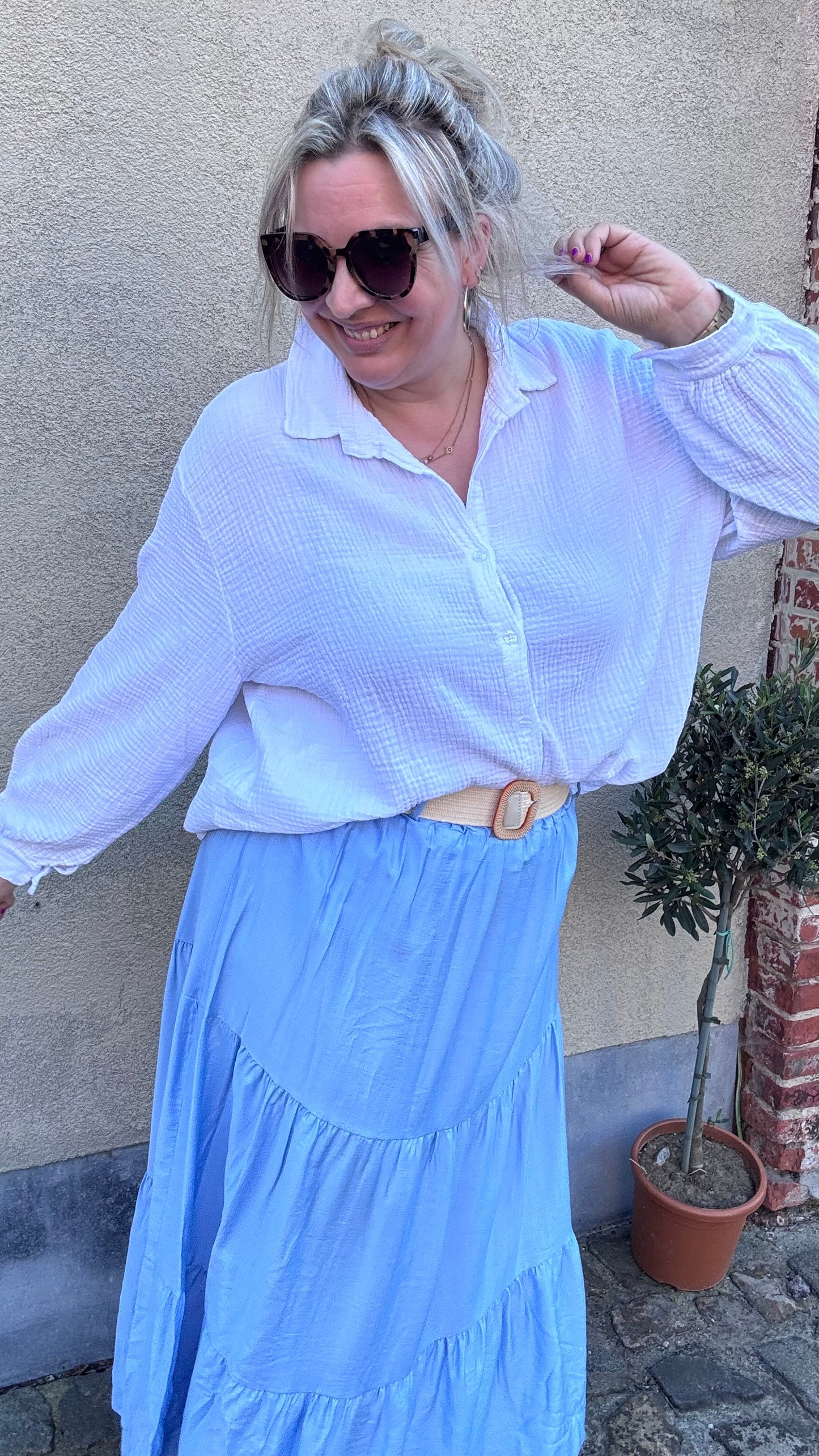 Valentina rok - Blauw