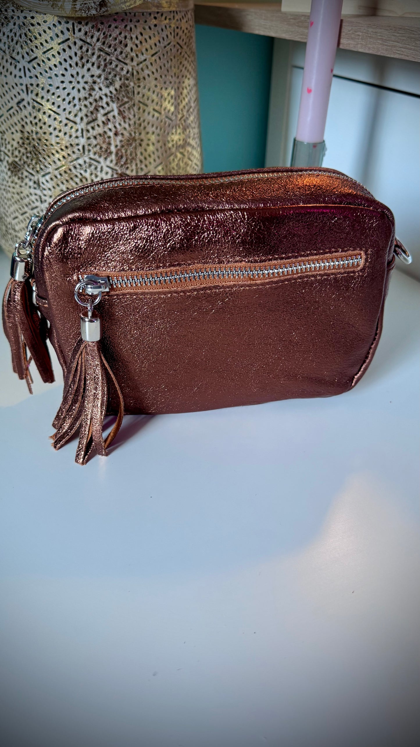 Niva schoudertas - Koper