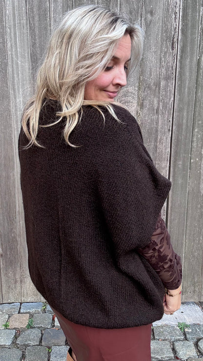 Elora cardigan - Bruin