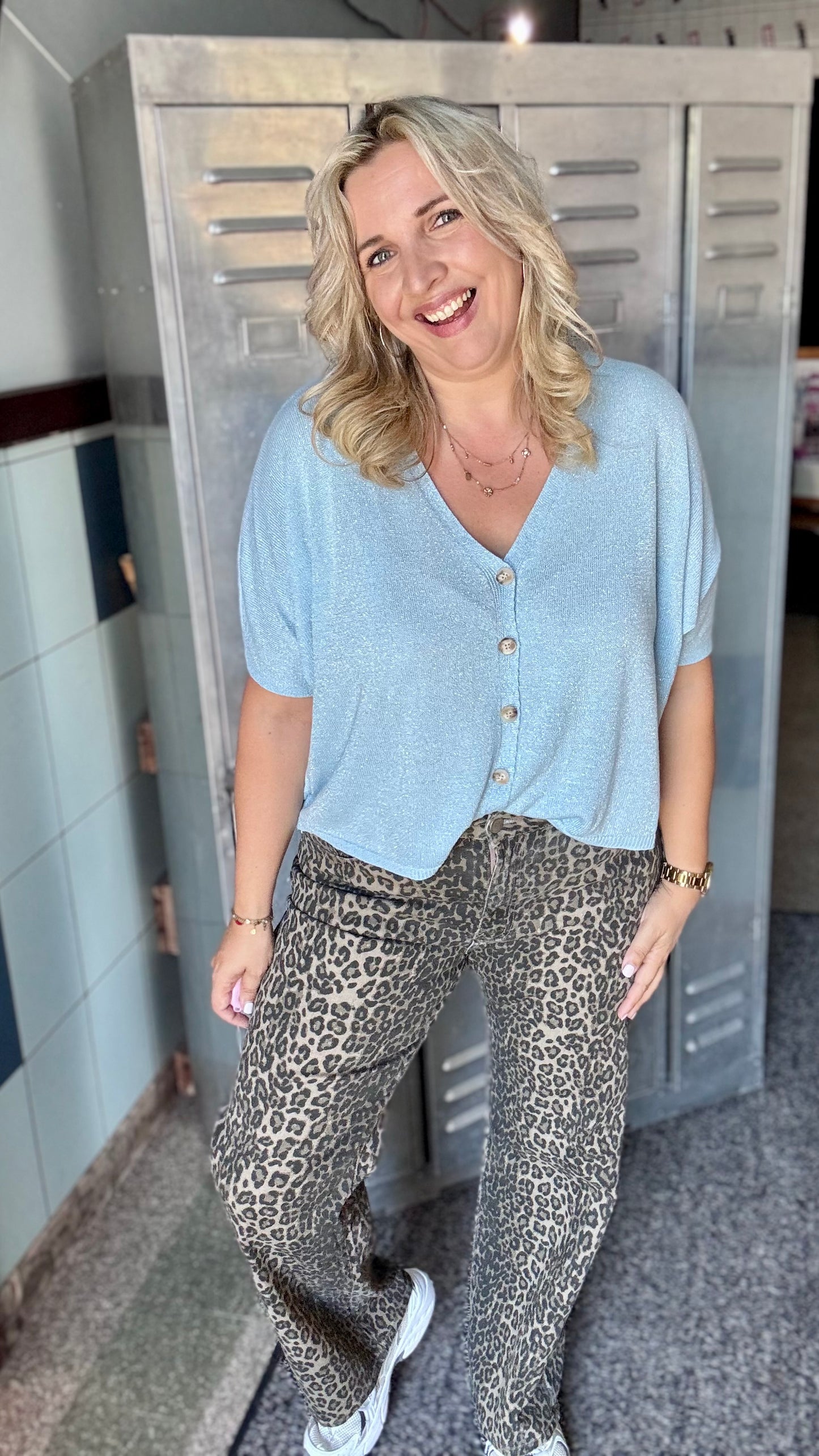 Lizzie blouse - Sky