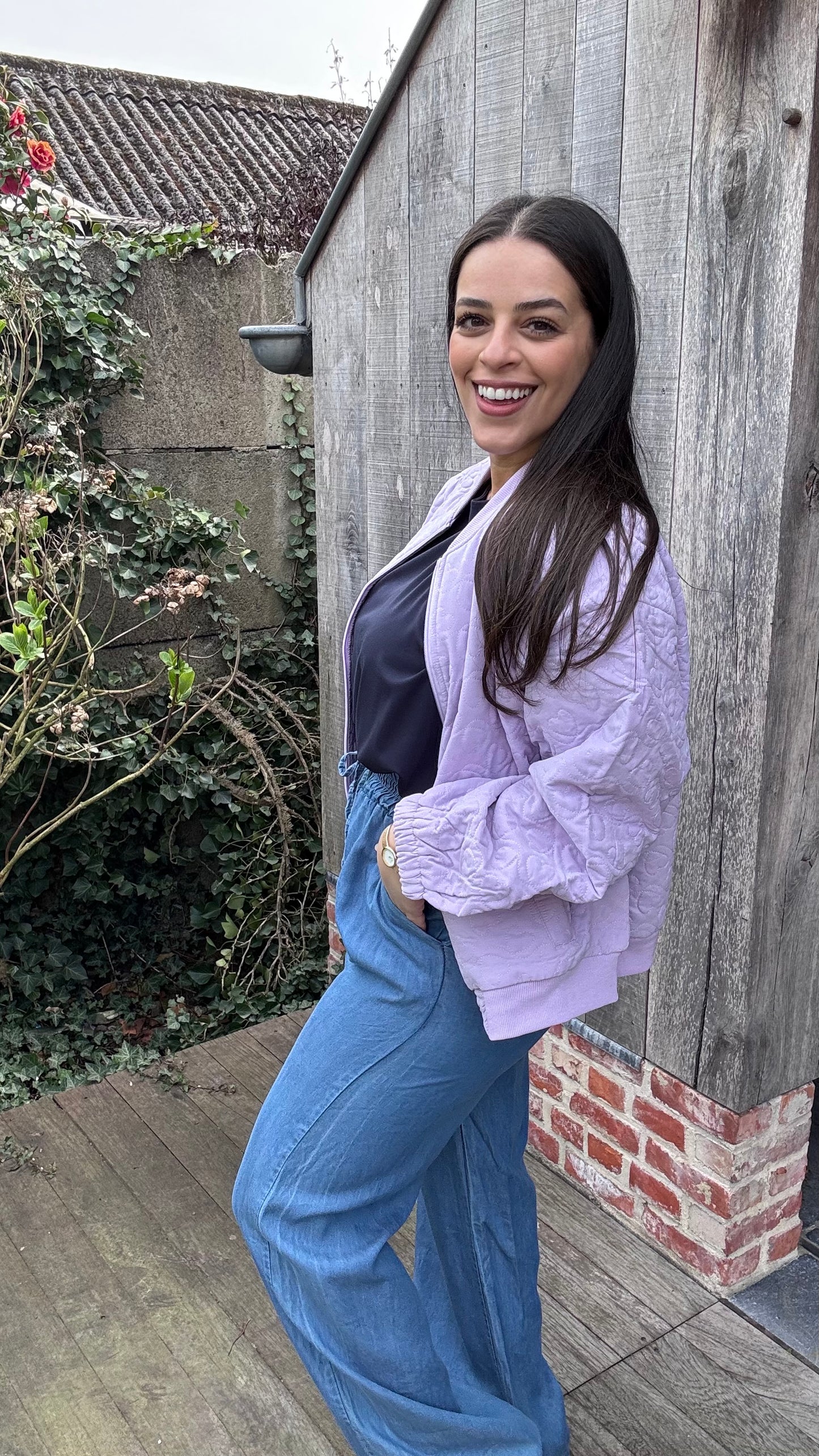 Nini bomber - lila