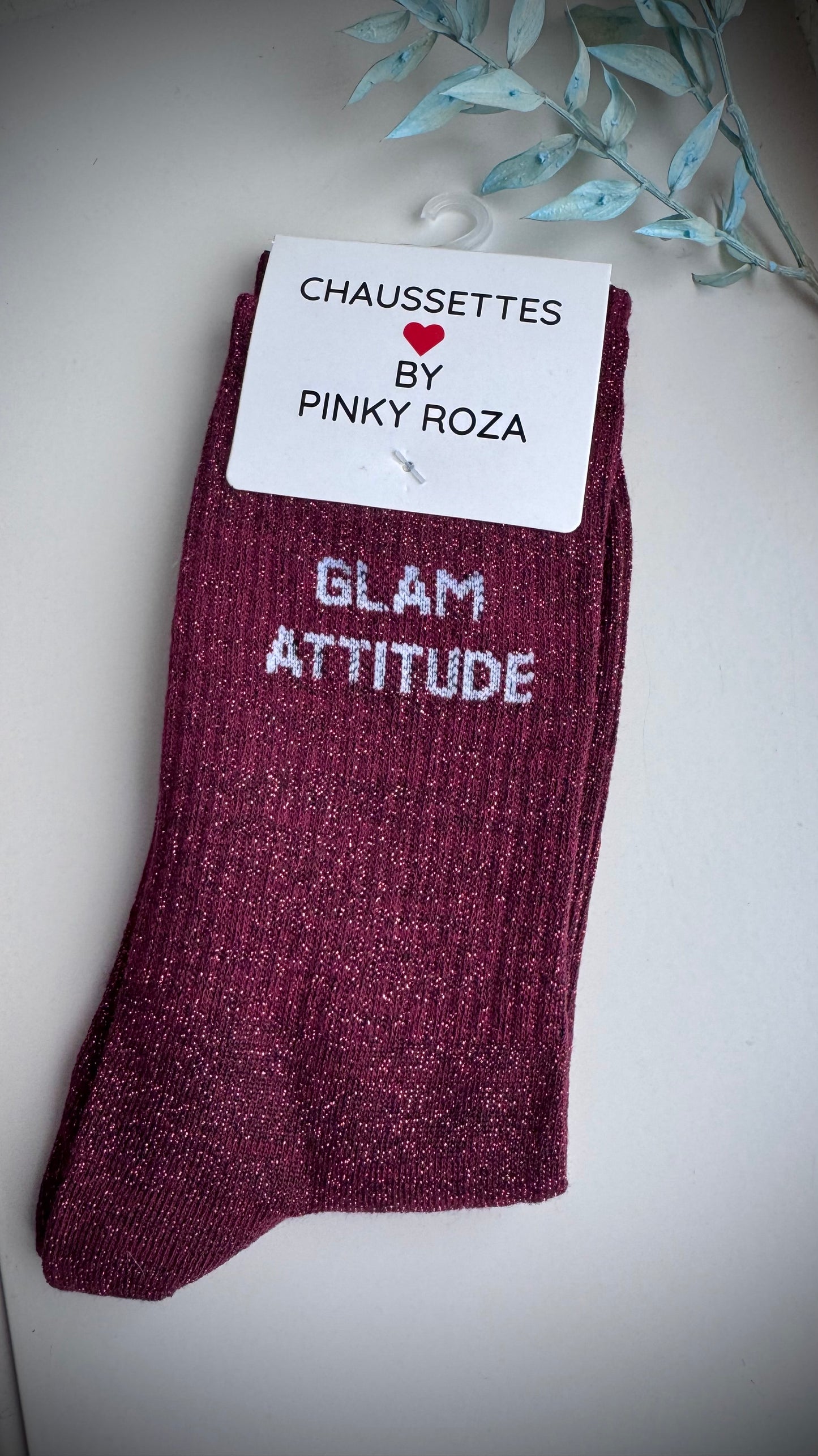 Quote sokken: Glam attitude