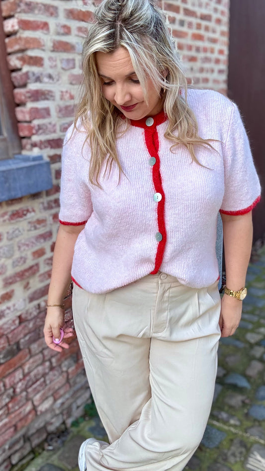 Sugar cardigan - Roze