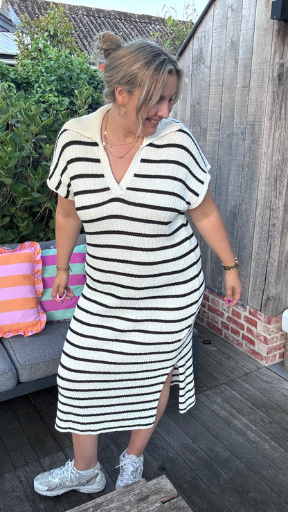 Crochet dress - Wit