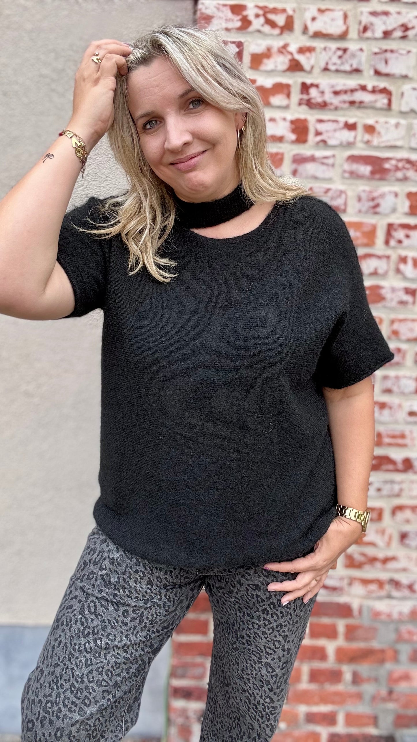 Loua knit - Zwart