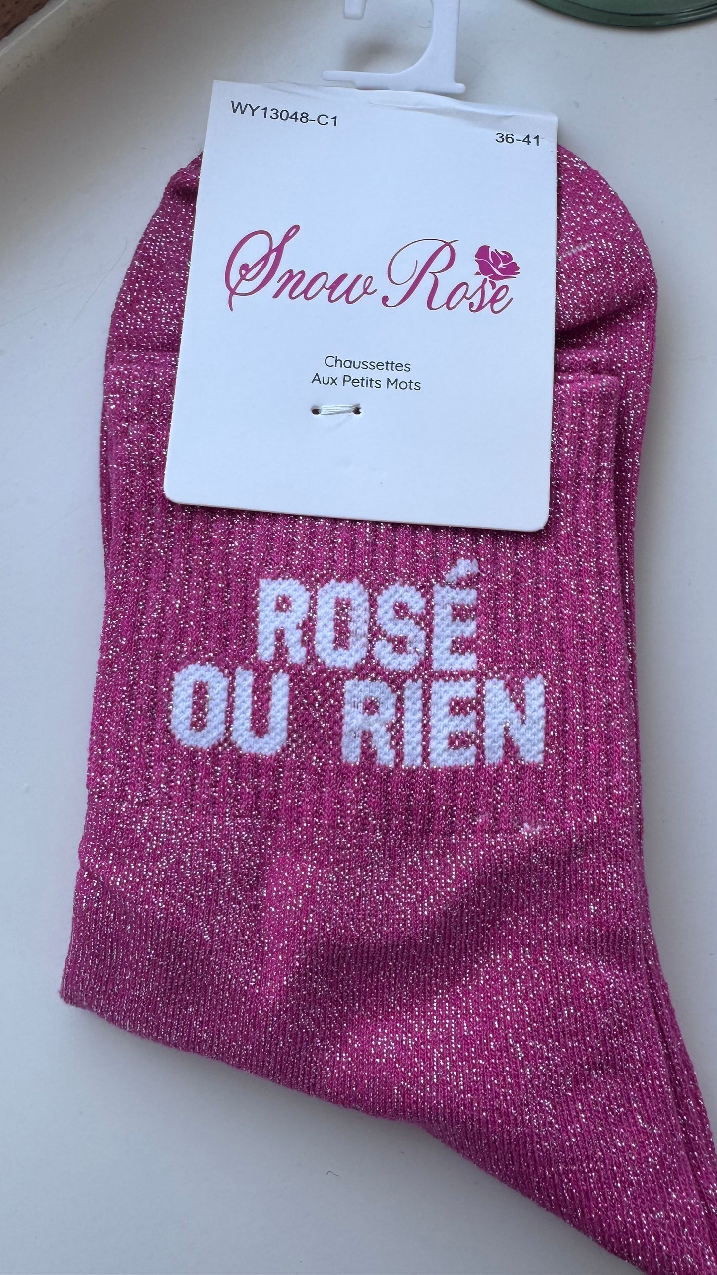 Quote sokken: Rosé ou rien