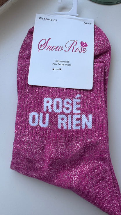 Quote sokken: Rosé ou rien