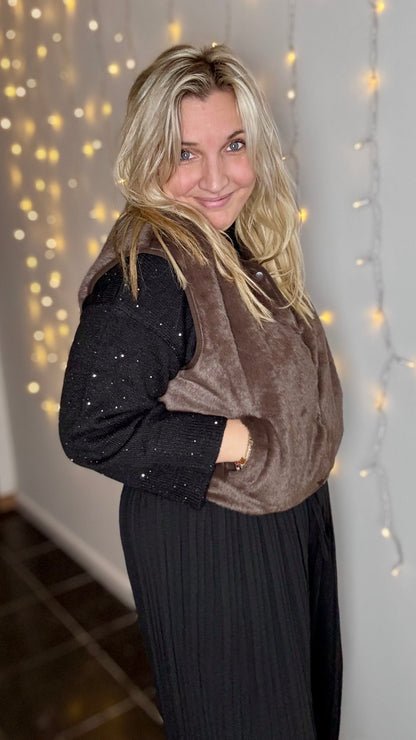 Ellie Gilet - Bruin