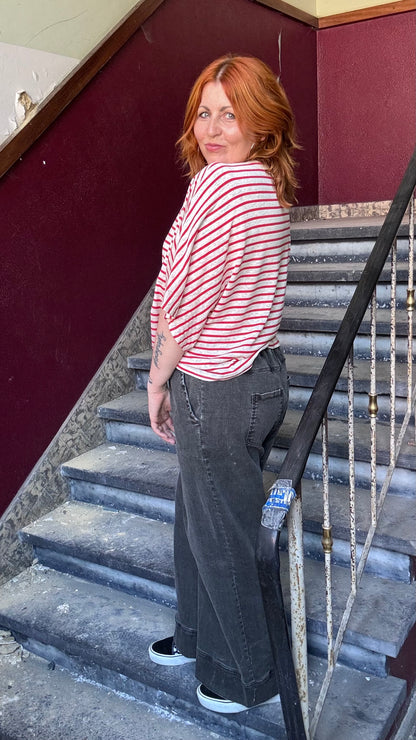 Just see me top - Rood