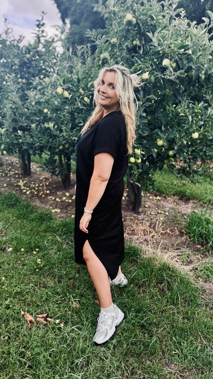 Essie shirtdress zwart