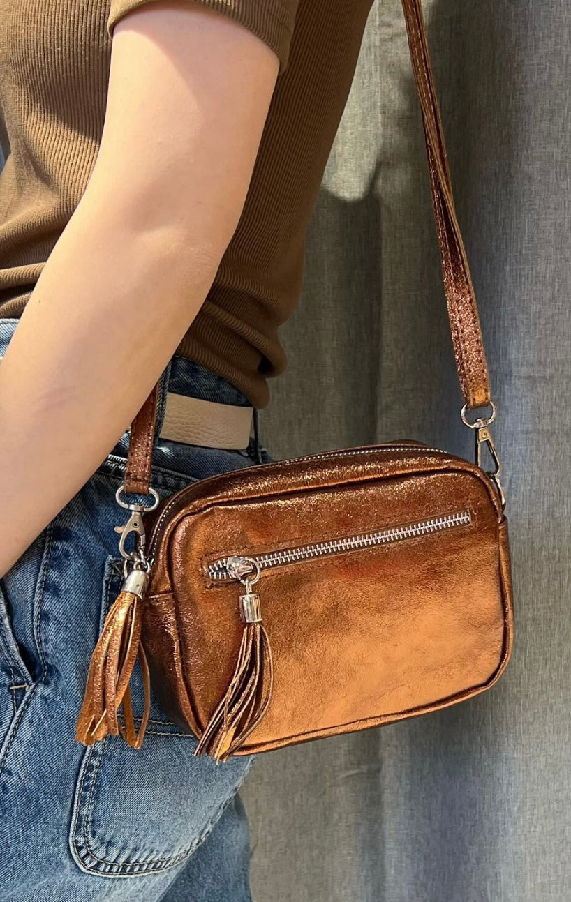 Niva schoudertas - Koper