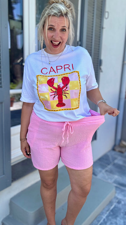 Tara short lichtroze