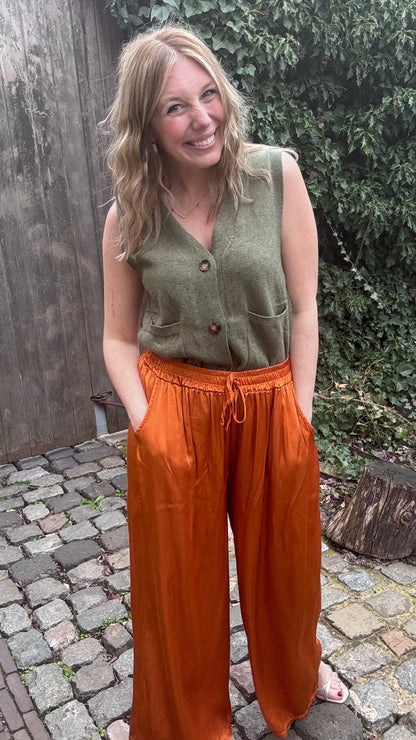 Zoë broek - Terracotta