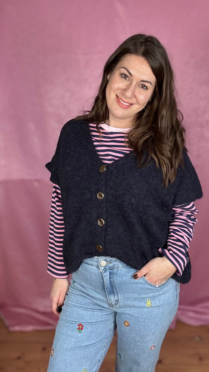 Maddie gilet - Navy