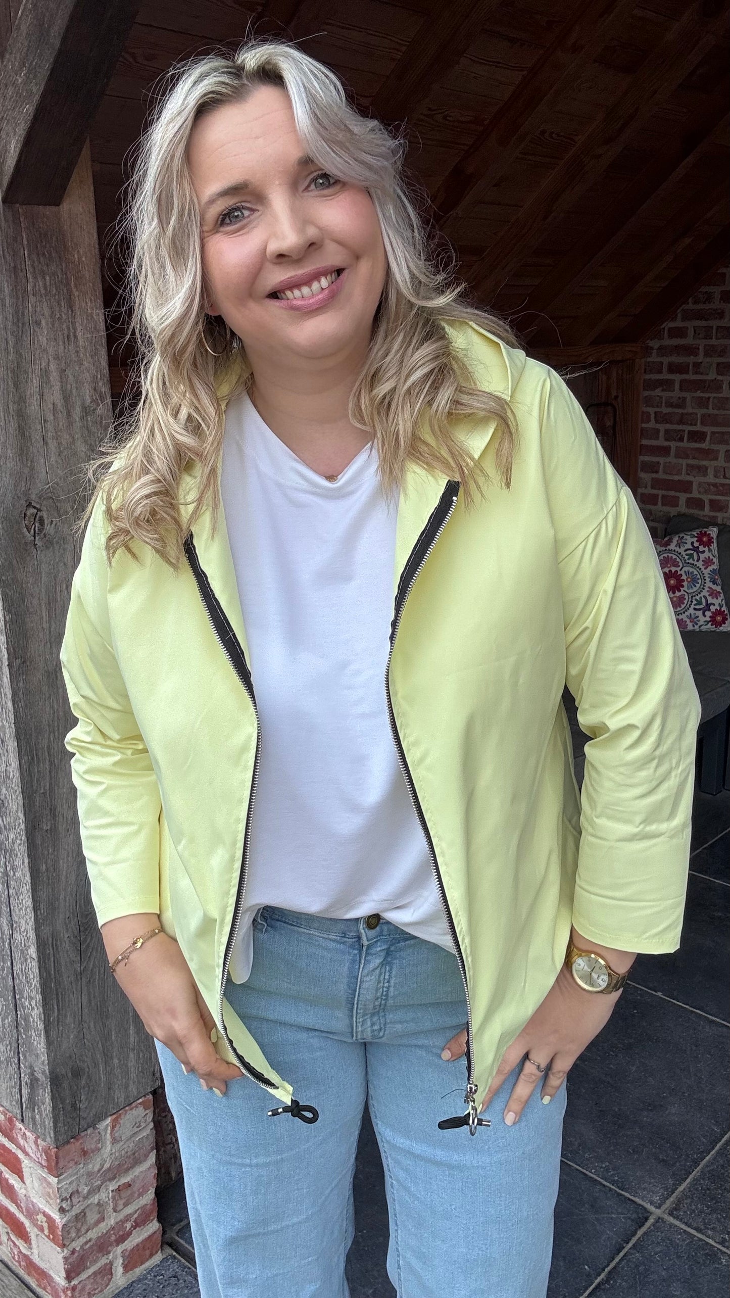 Kim jas - Geel