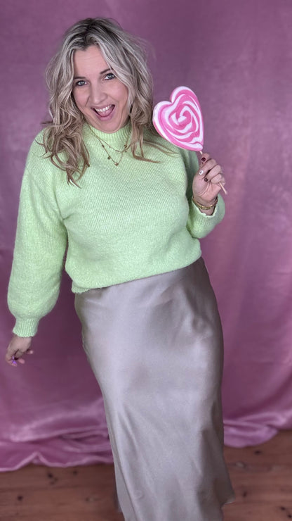 Silky muse rok - Champagne