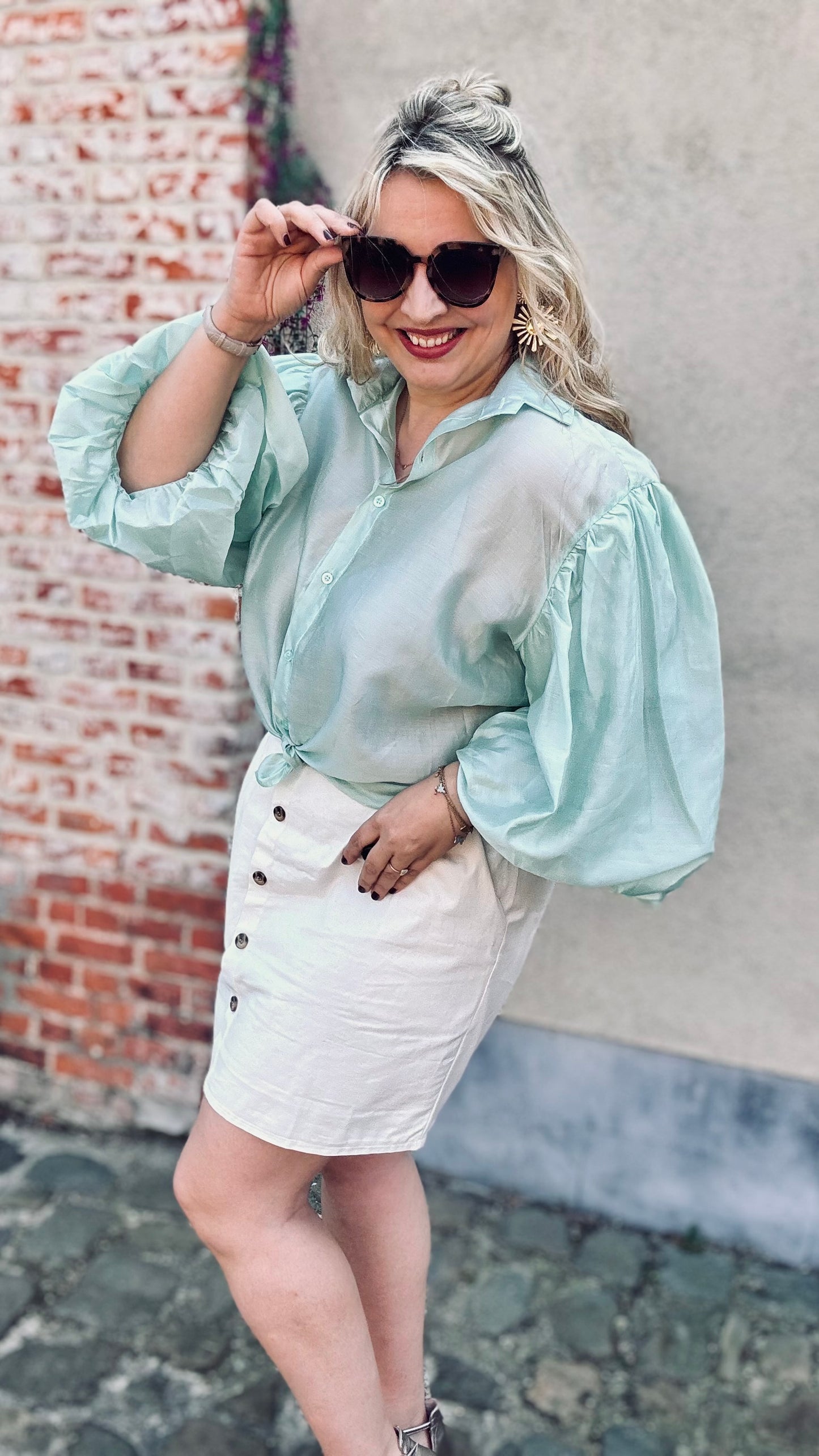 Sugar mist blouse mint