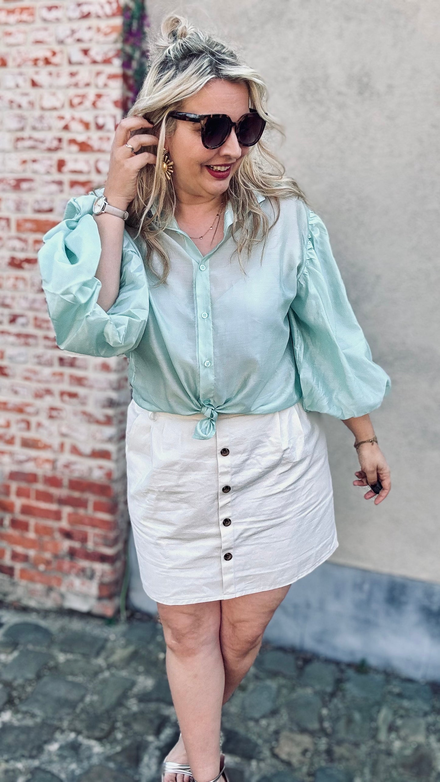 Sugar mist blouse mint