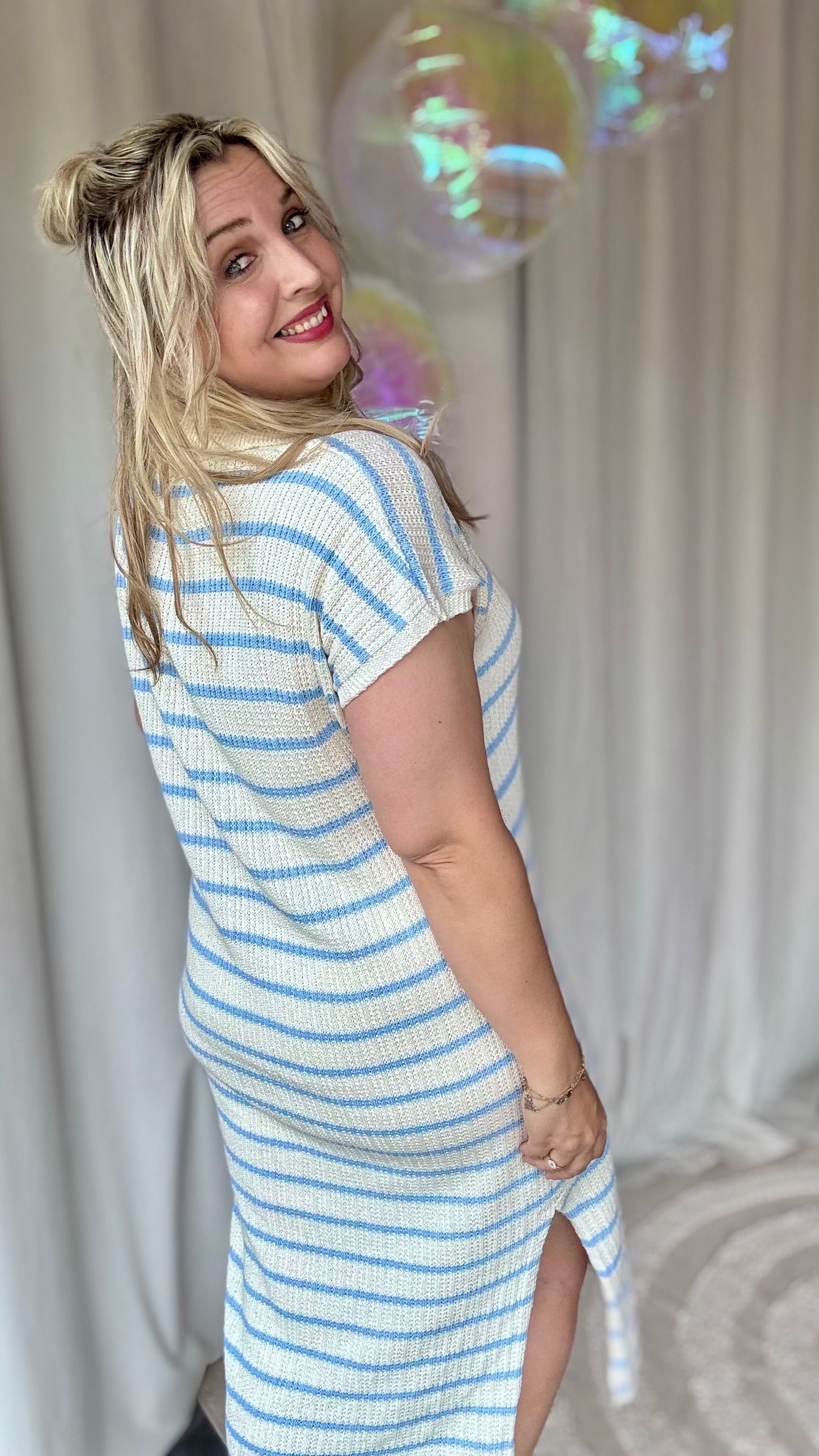 Coastal crochet blauw