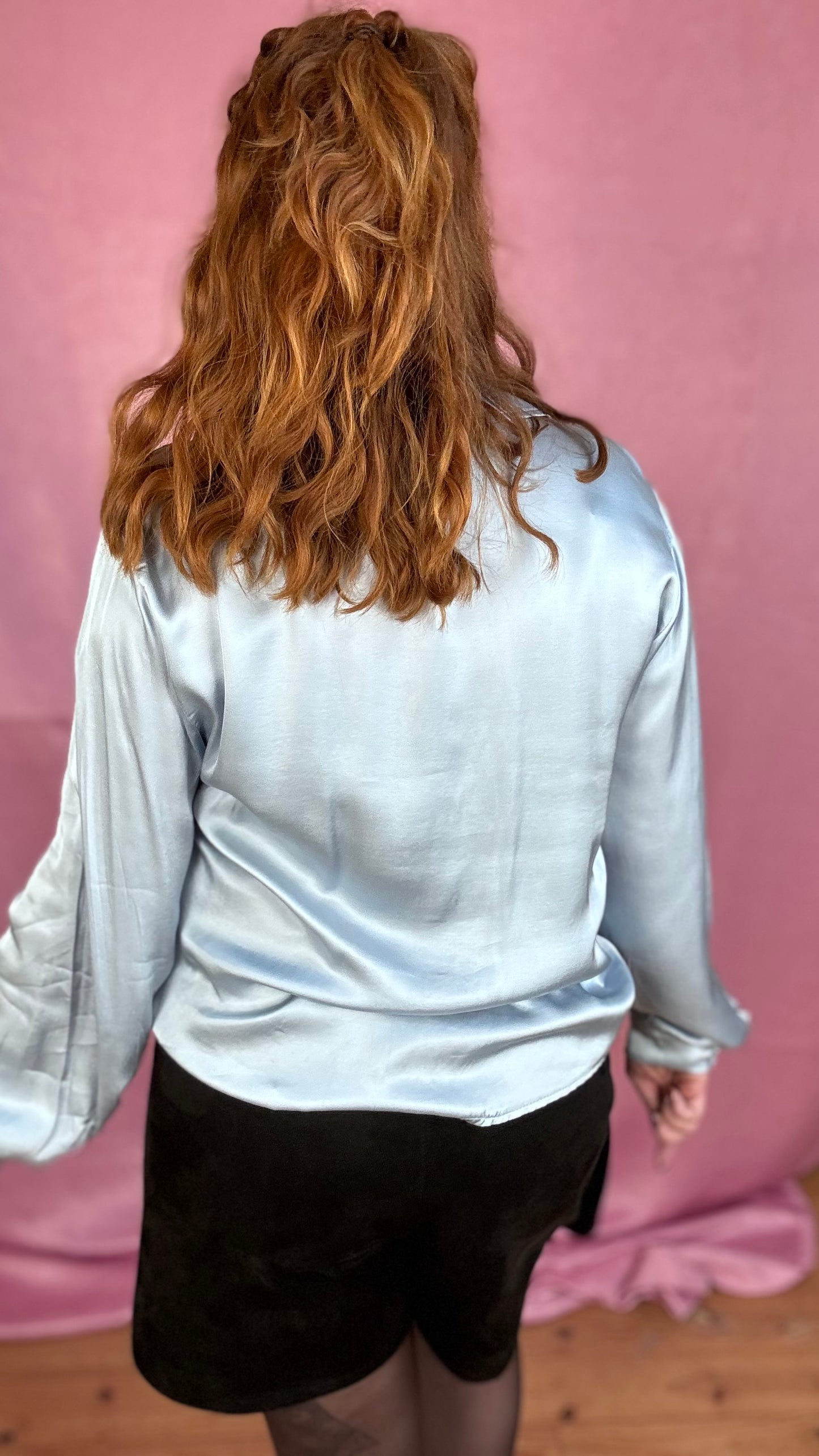 Soft blouse - blauw