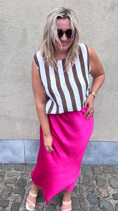 Silky muse rok - Fuchsia