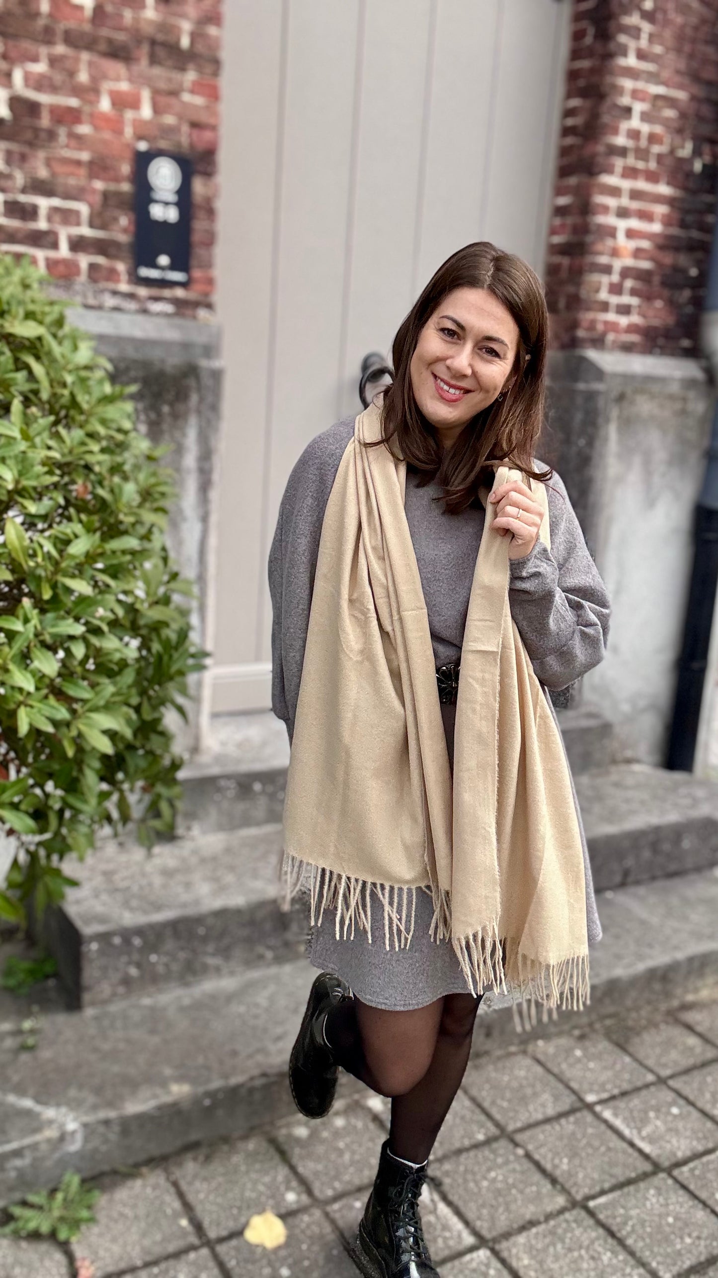 Cozy Tea sjaal - Beige