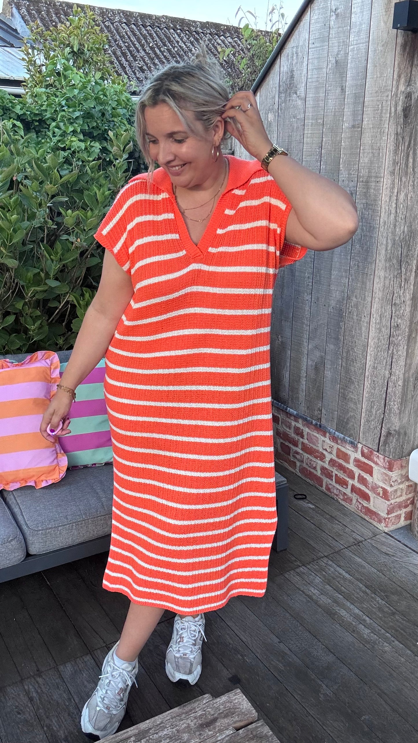 Crochet dress - Oranje